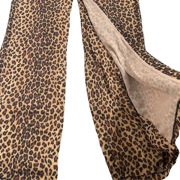 Jonathan Simkhai Leopard Print Surplice V-Neck Jumpsuit - Picture 7 of 13